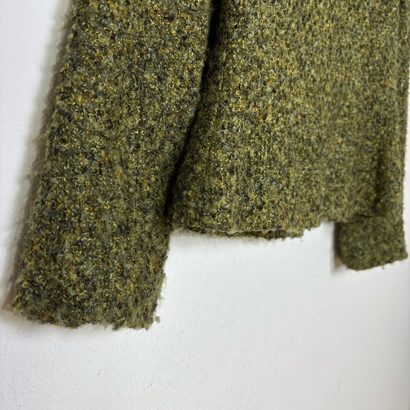 LOUBEN Canada Moss Green Wool Blend Tweed Suit Blazer Jacket 4 Academia Classic - Picture 10 of 16